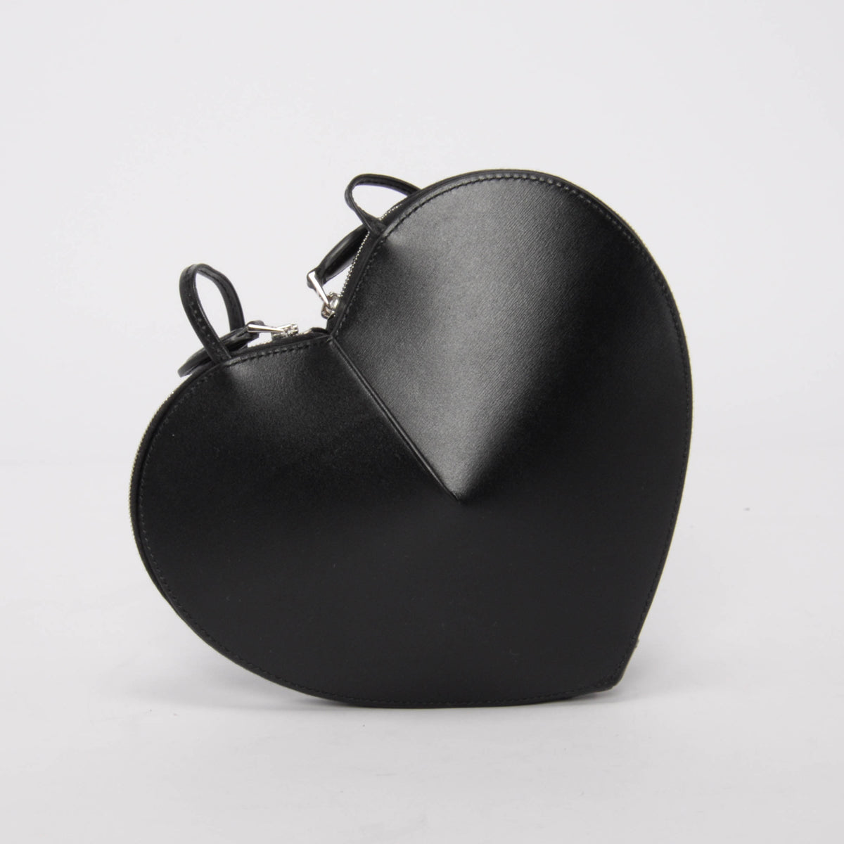 Alaia Black Calfskin Le Coeur Shoulder Bag