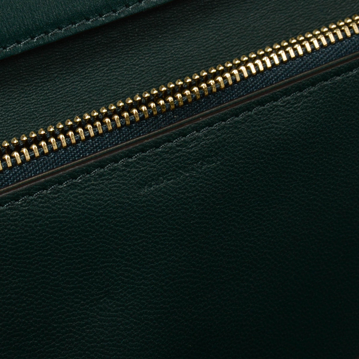 Celine Forest Green Box Calf Classic Box Bag