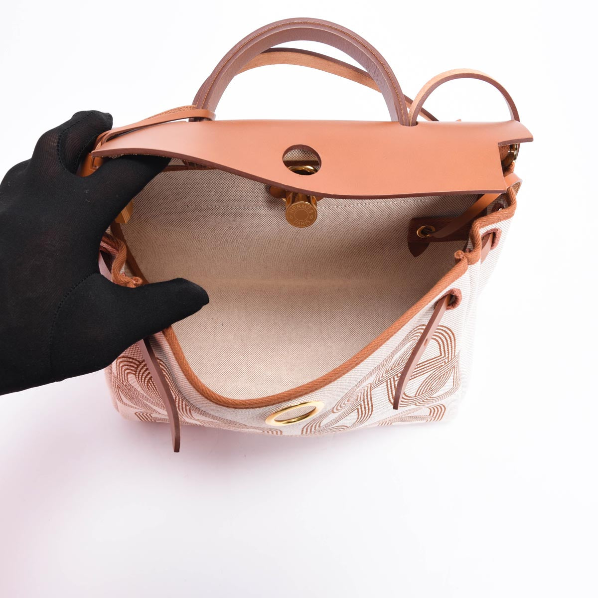 Hermes Ecru H Plume & Hunter CC Circuit 24 Herbag Zip 31