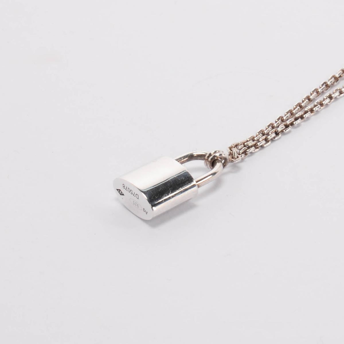 Louis Vuitton Sterling Silver Lockit Pendant