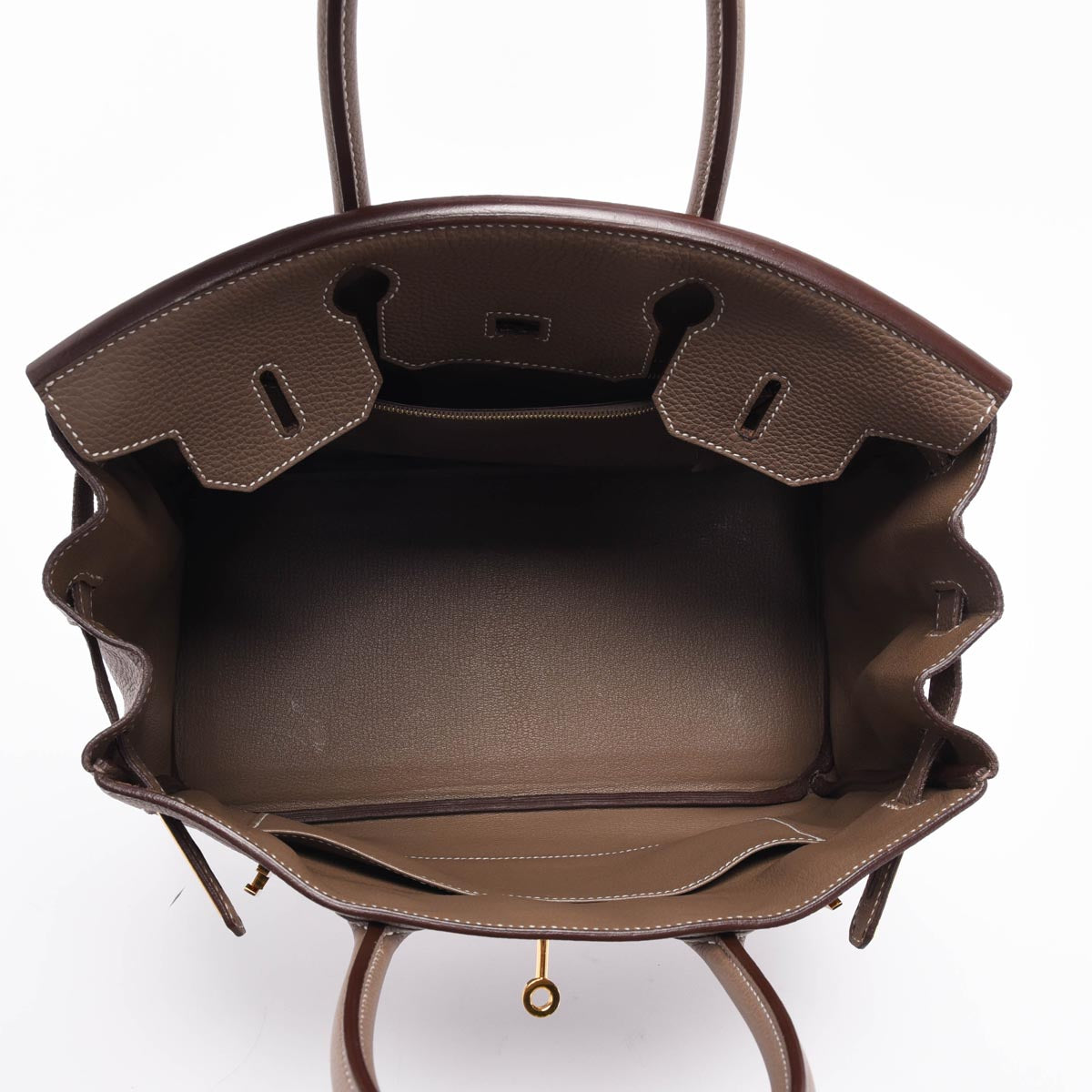 Hermes Etoupe Togo Birkin 30 GHW