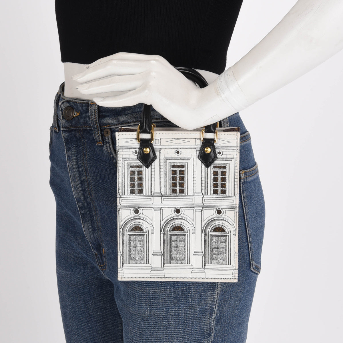 Louis Vuitton x Fornasetti Architettura Petit Sac Plat