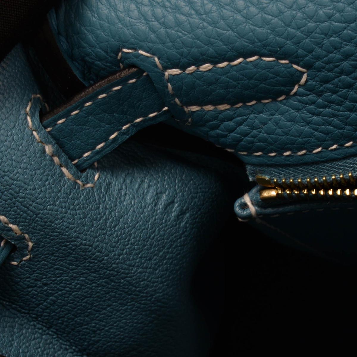 Hermes New Bleu Jean Togo Kelly 25 GHW