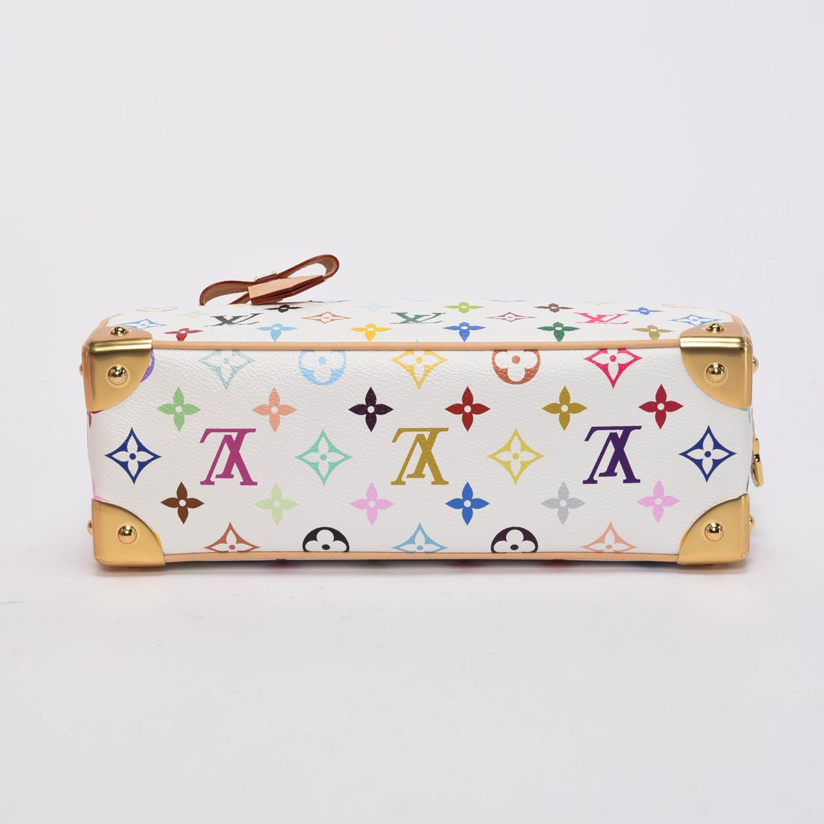 Louis Vuitton x TM White Multicolore Monogram East West Bag