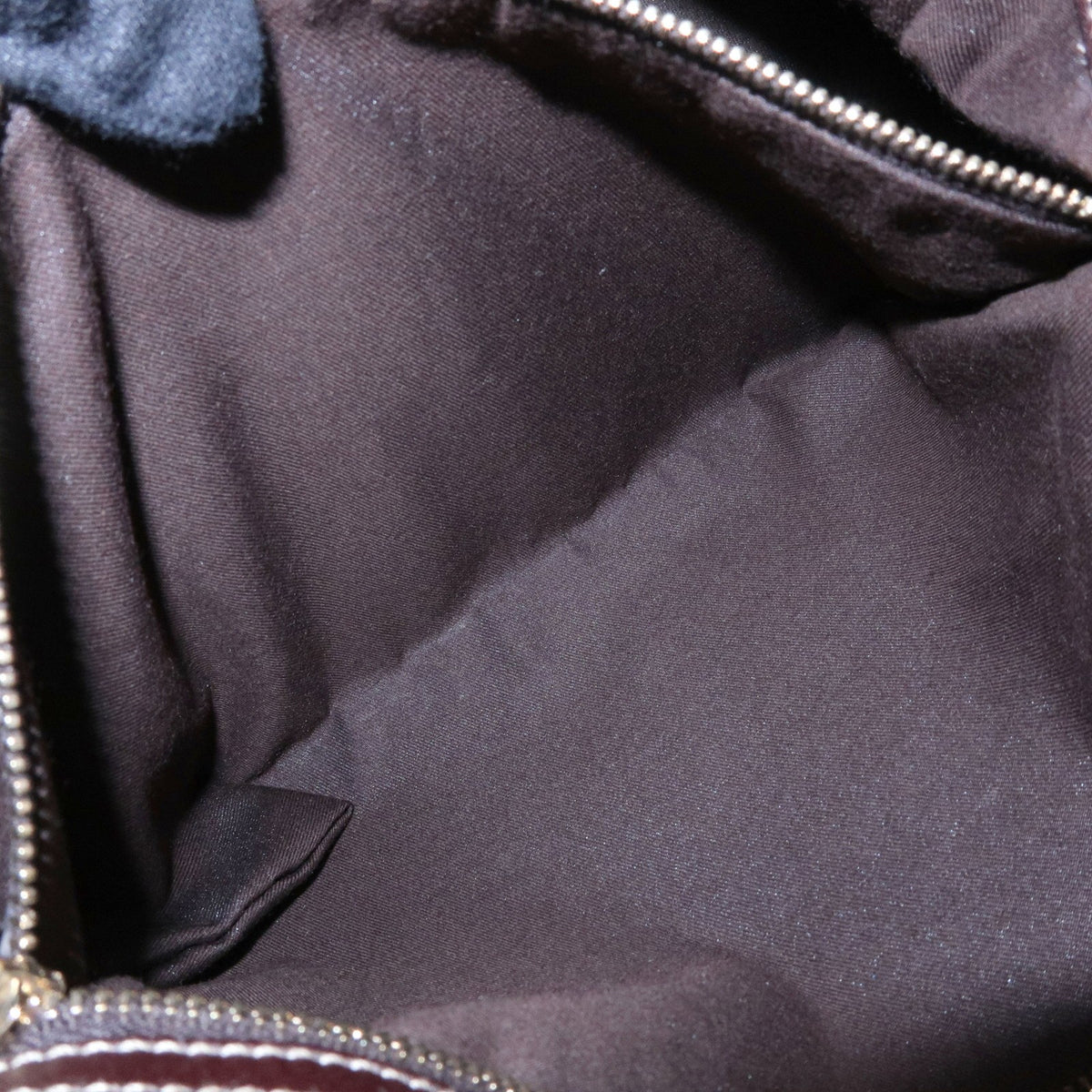 Gucci Beige GG Canvas Bamboo Peggy Hobo Bag