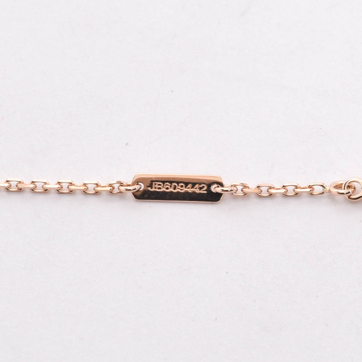 Van Cleef & Arpels Rose Gold & Sapphire Small Model Frivole Necklace