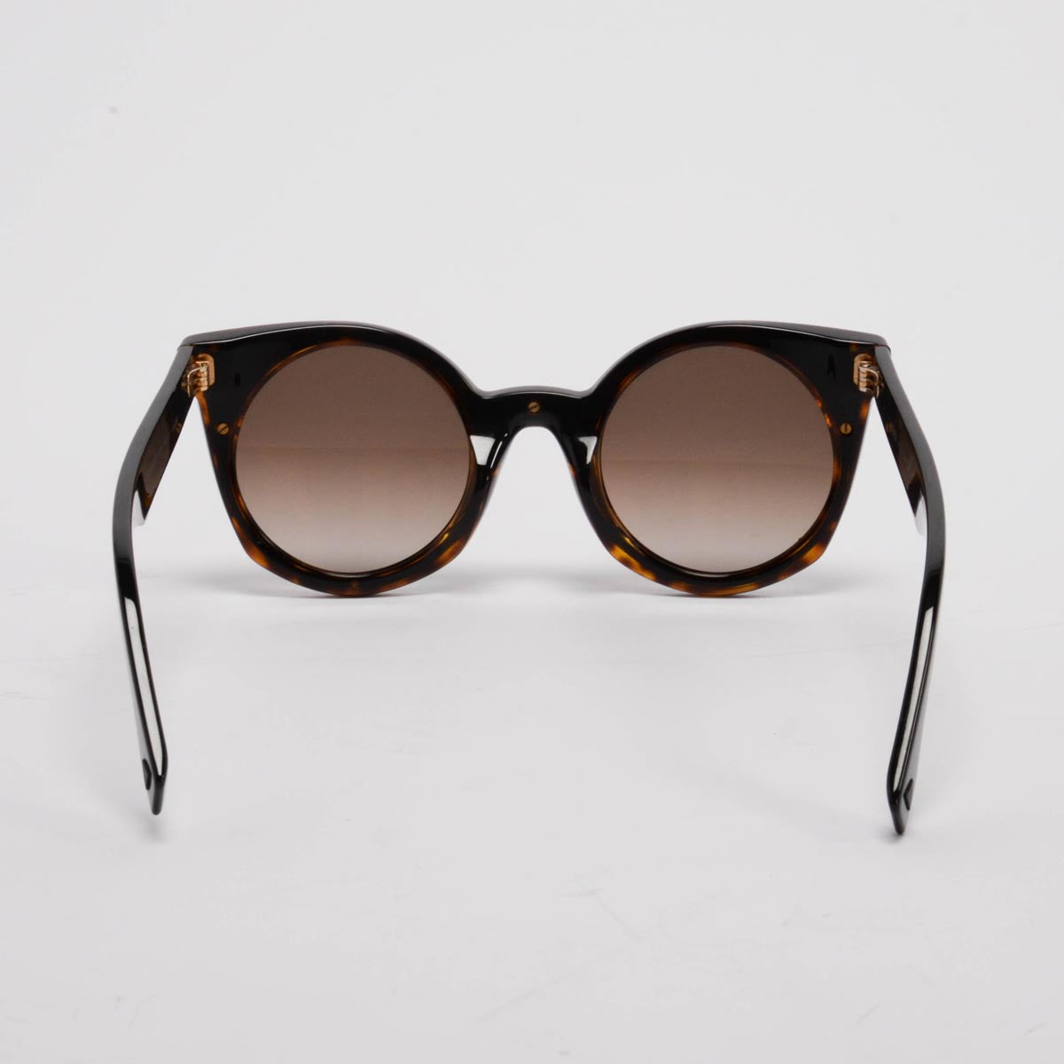 Fendi Havana Fendi You Round Sunglasses
