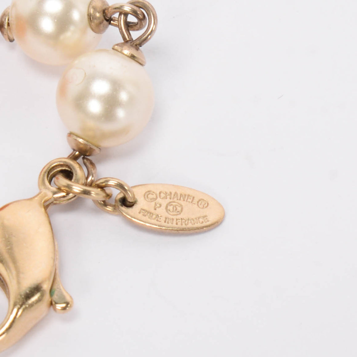 Chanel Purple Gripoix Long Pearl Crystal CC Necklace