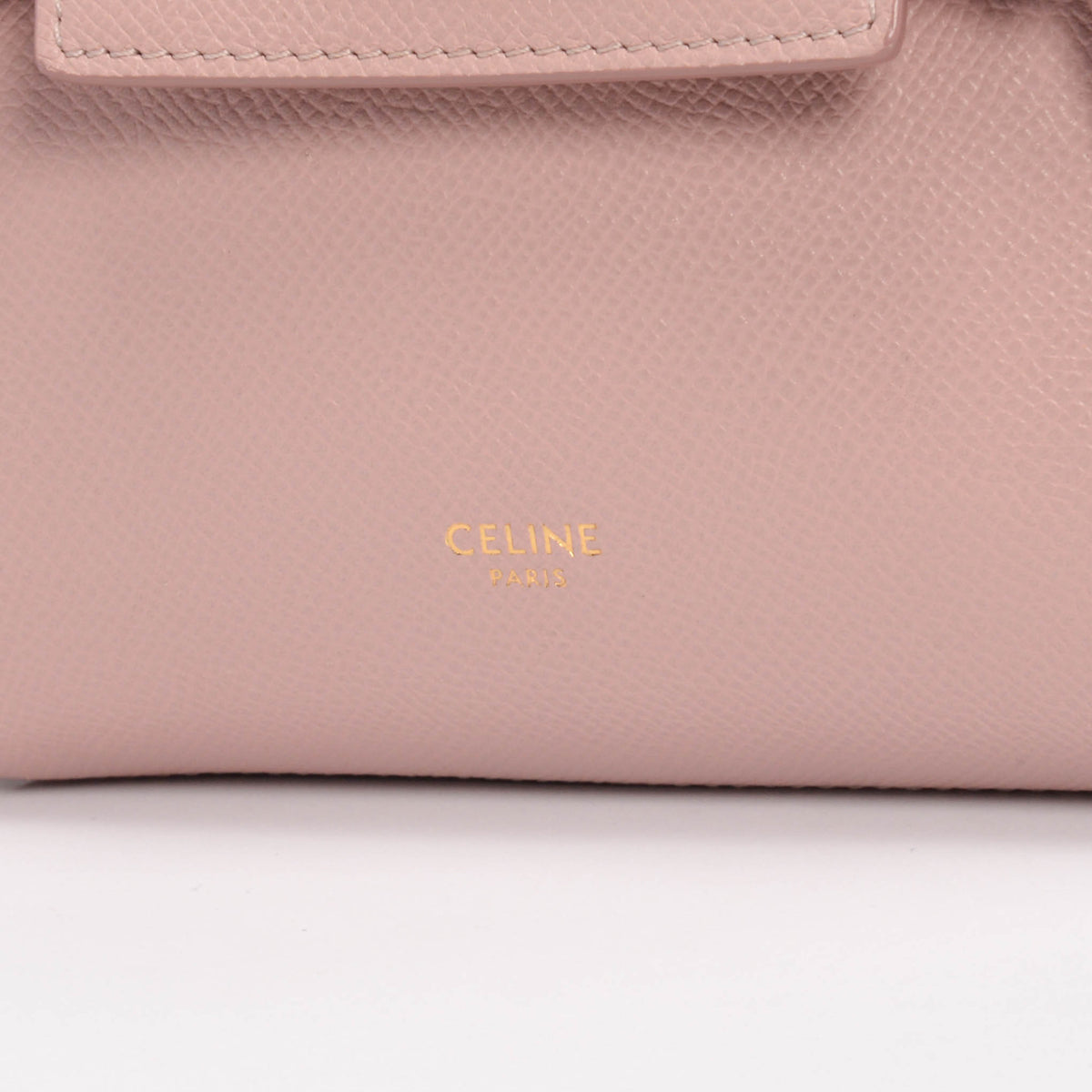 Celine Vintage Pink Grained Calfskin Pico Belt Bag