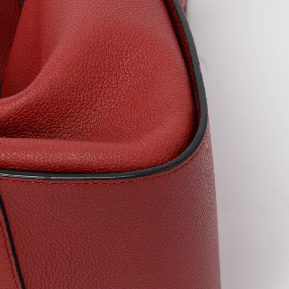 Loewe Dark Red Calfskin Medium Hammock Bag