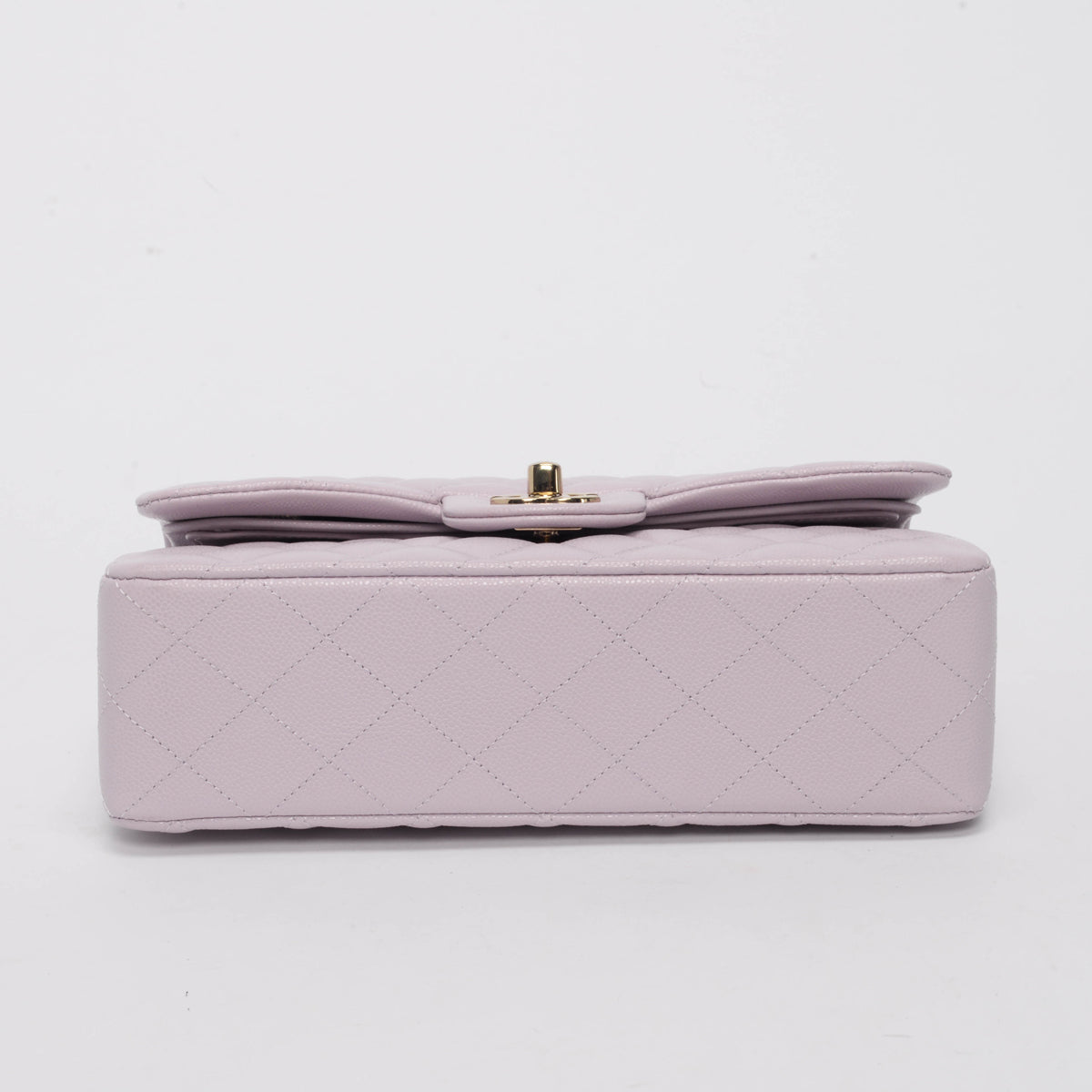 Chanel Lilac Quilted Caviar Small Classic Flap Bag