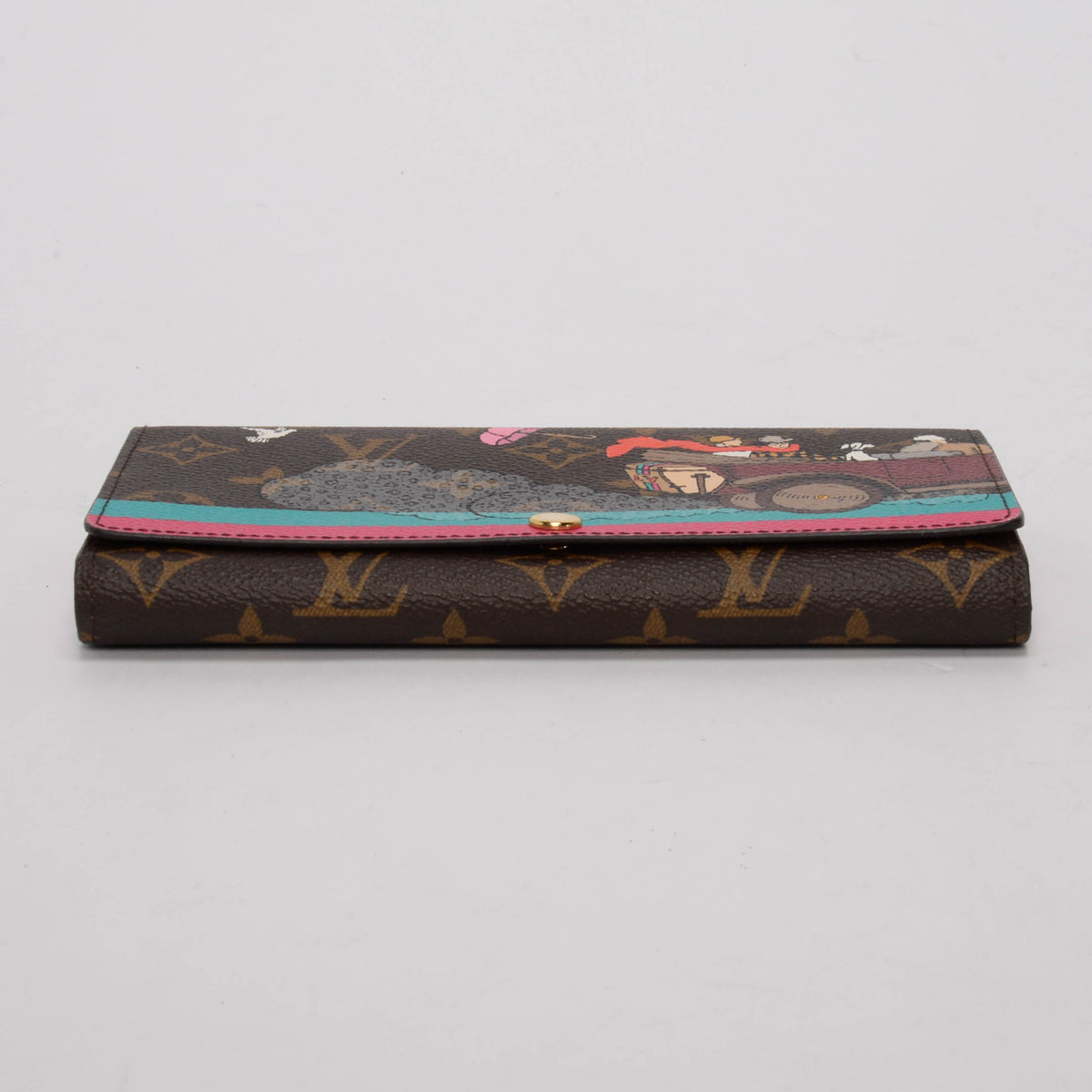 Louis Vuitton Hibiscus Monogram Evasion Sarah Wallet