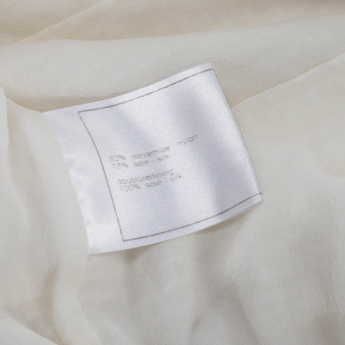 Chanel Ecru Fantasy Tweed Drawstring Jacket FR 40