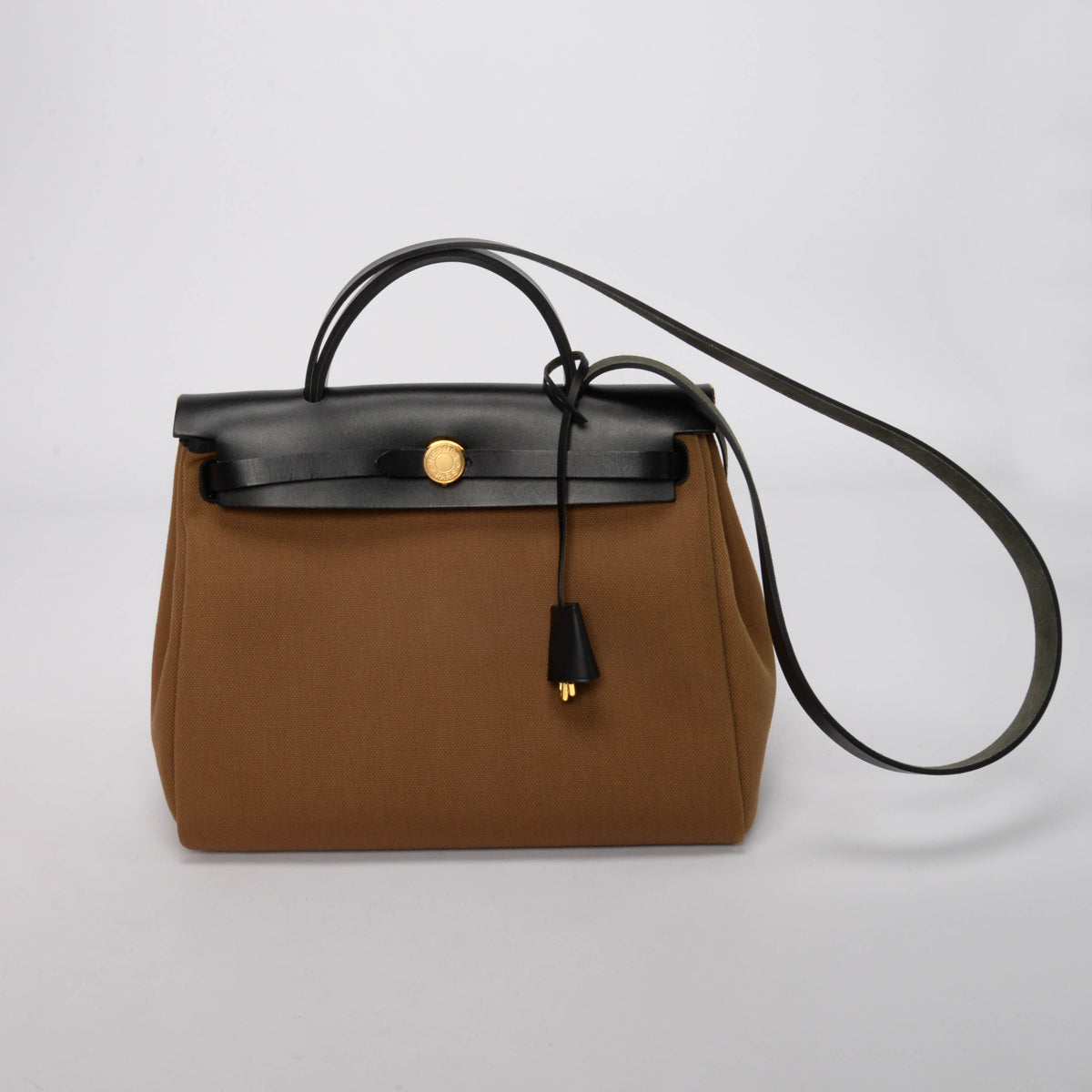 Hermes Alezan & Noir Military Canvas & Hunter Herbag Zip 31