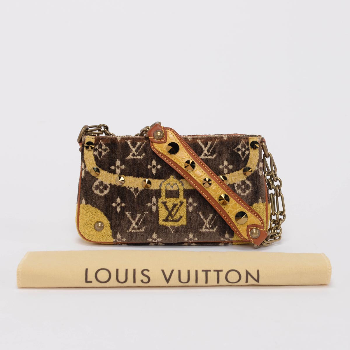 Louis Vuitton Monogram Velvet Trompe L'oeil Pochette