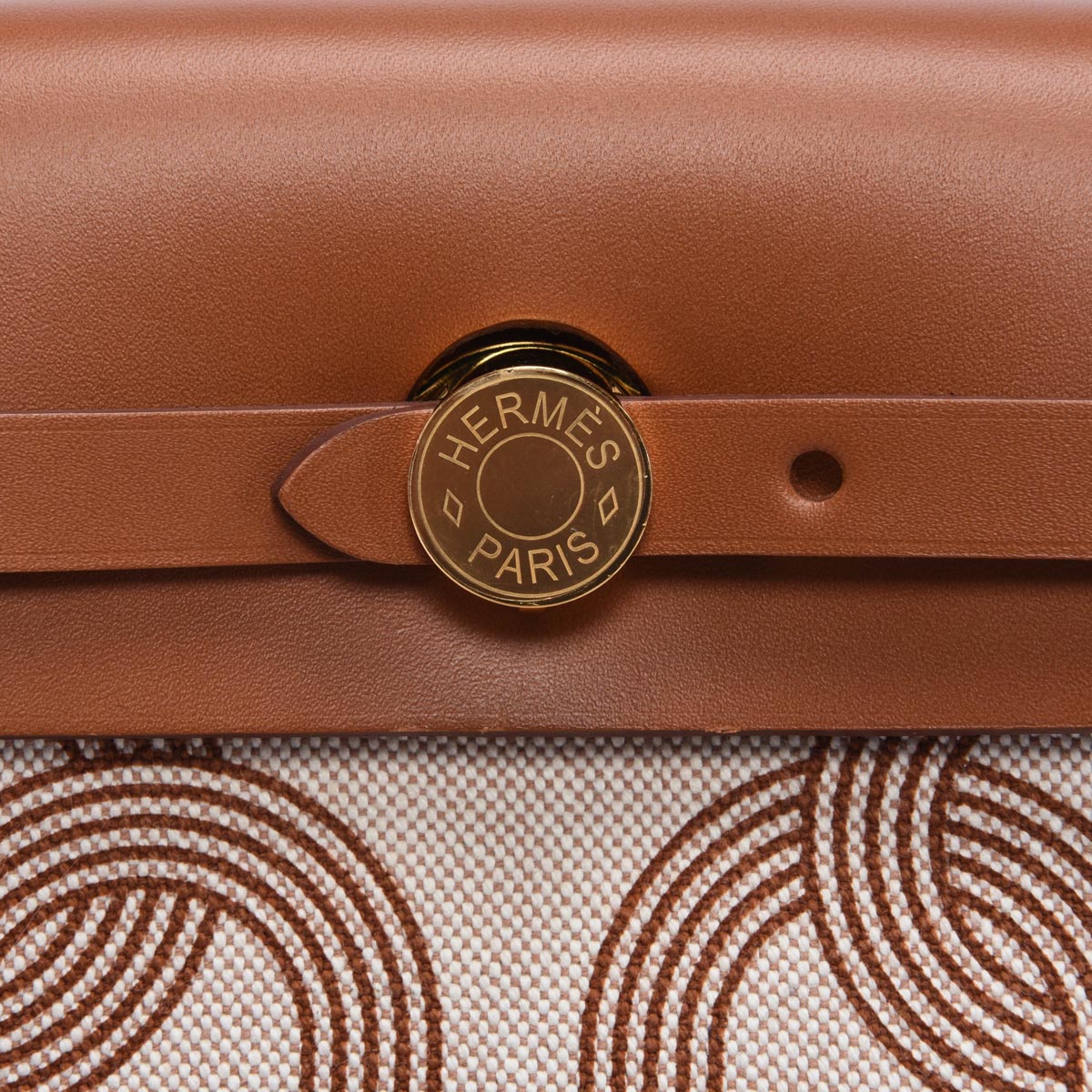 Hermes Ecru H Plume & Hunter CC Circuit 24 Herbag Zip 31