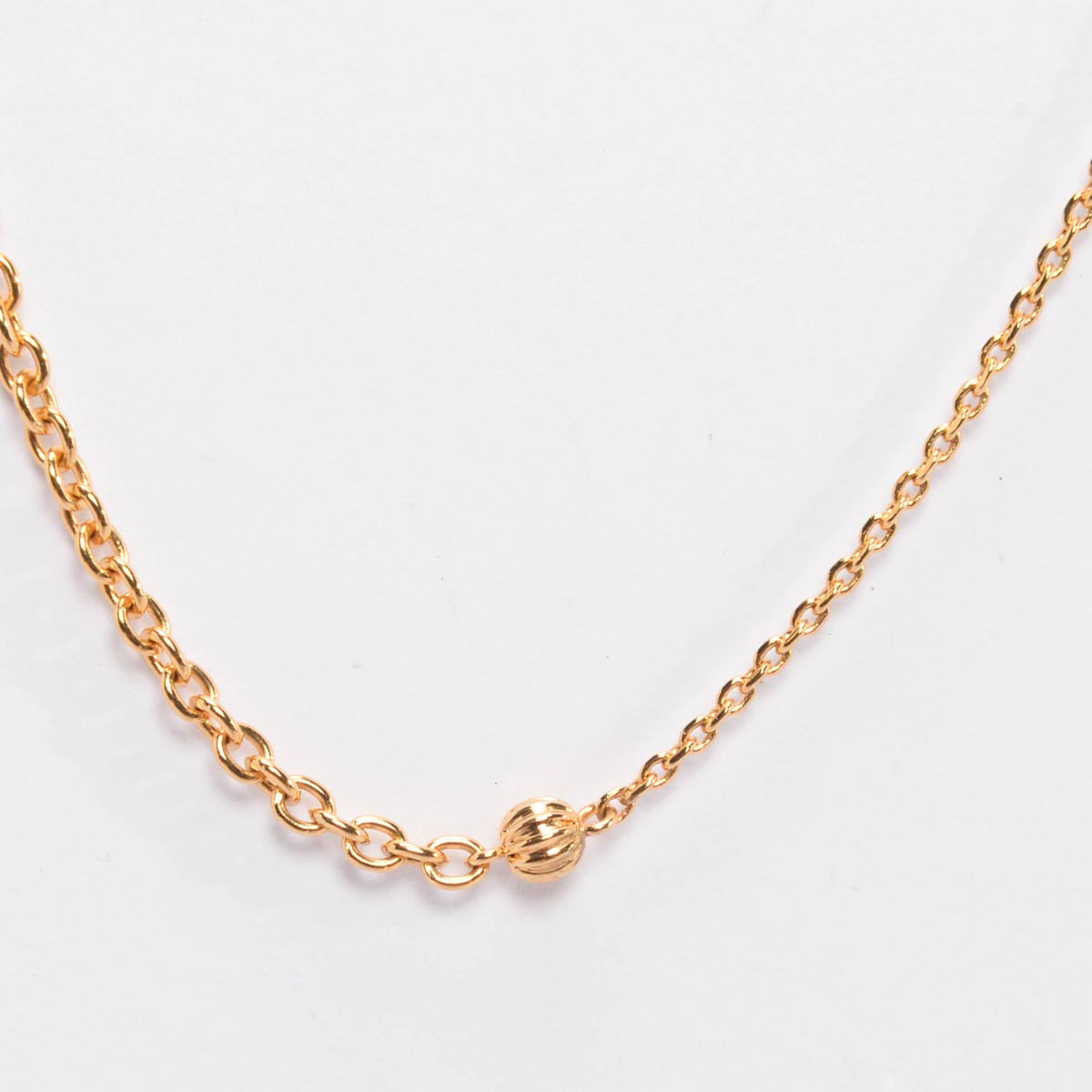 Gucci Gold Tone Blondie Pearl Drop Necklace