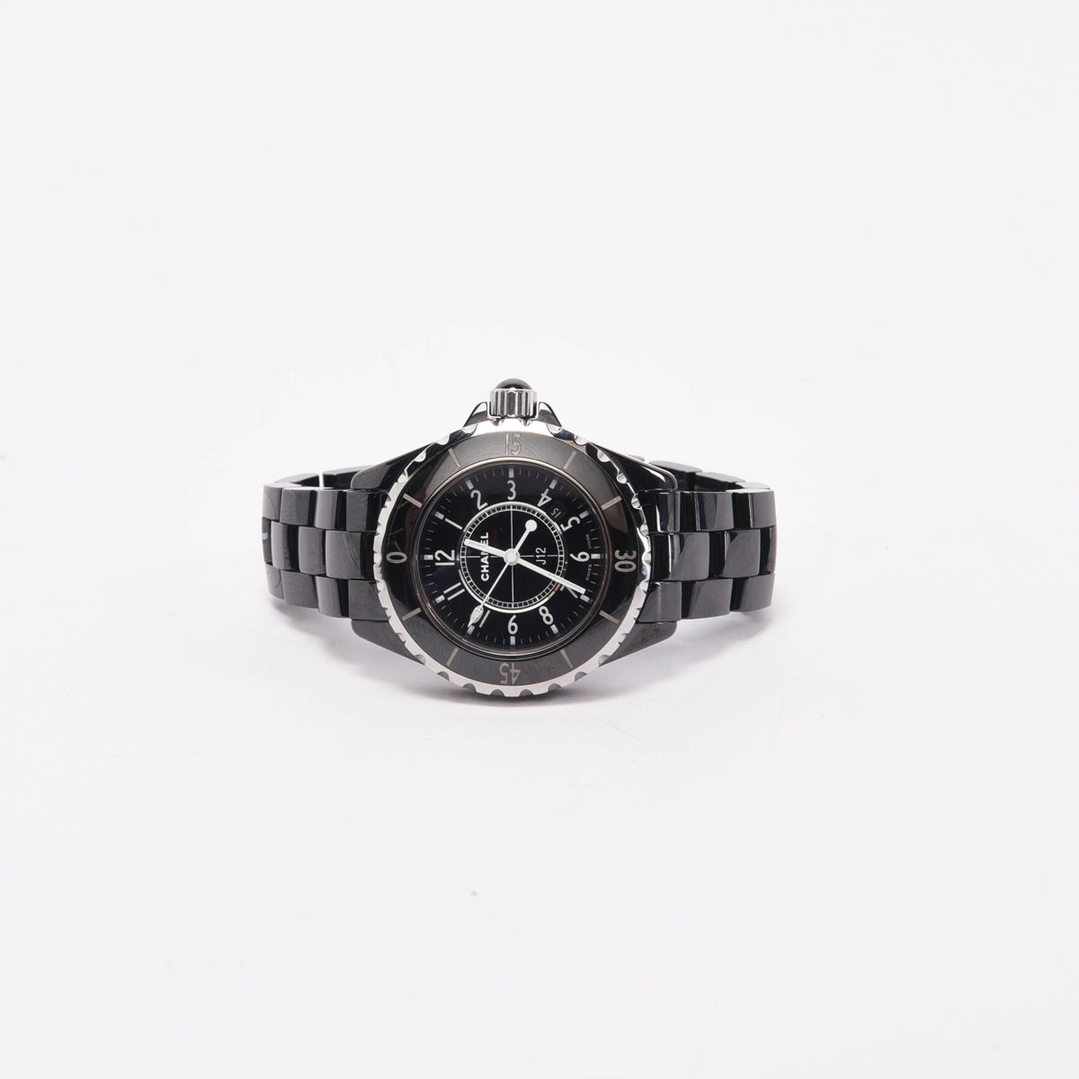 Chanel Black Ceramic & Steel Classic J12 Watch