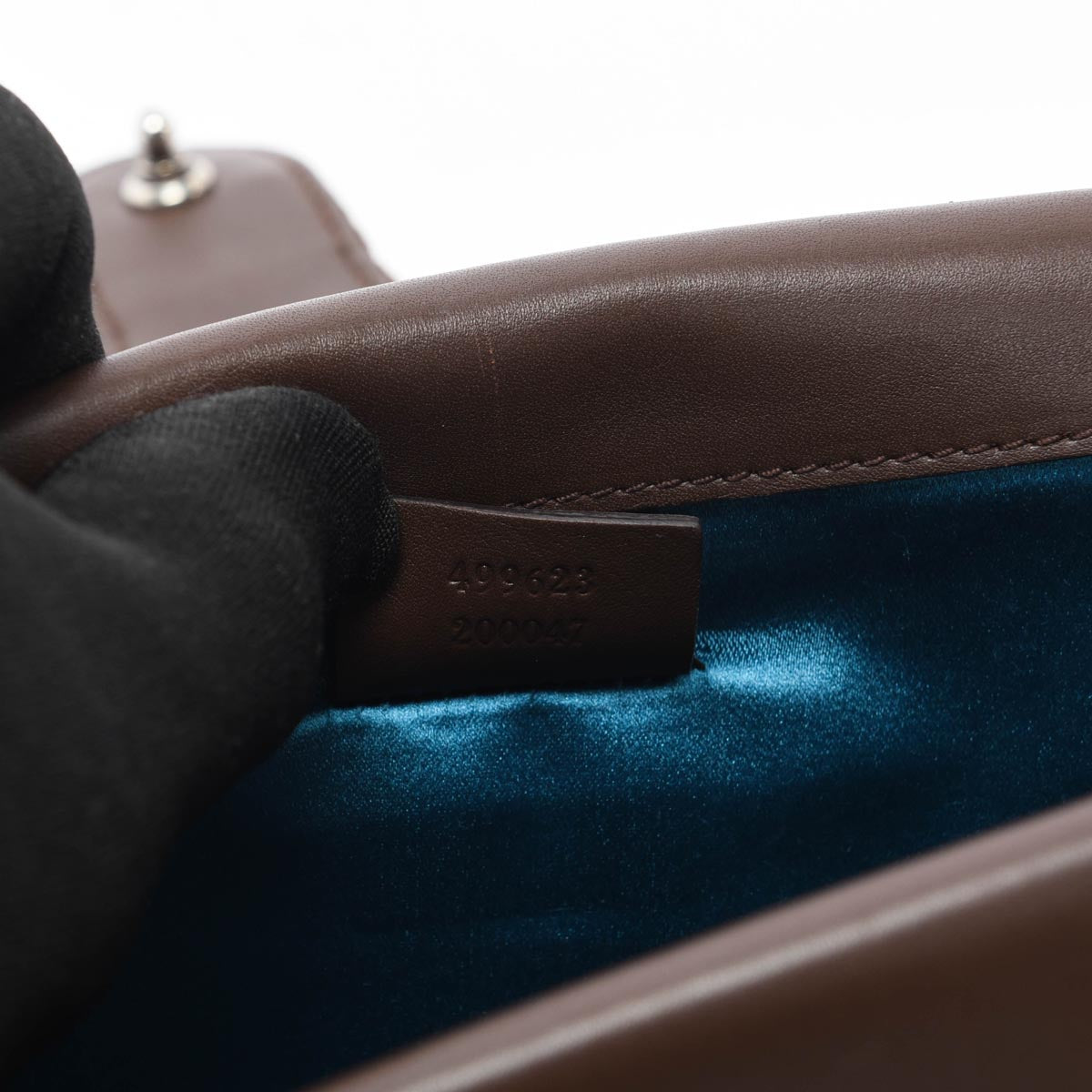Gucci Brown GG Velvet Small Dionysus Shoulder Bag