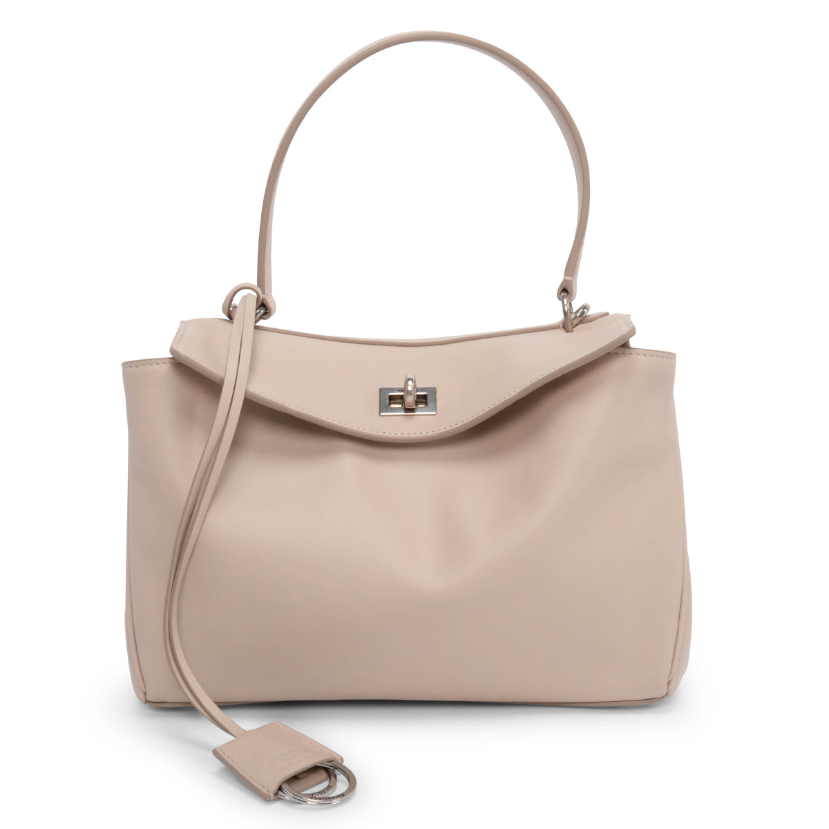 Balenciaga Almond Smooth Calfskin Small Rodeo Bag