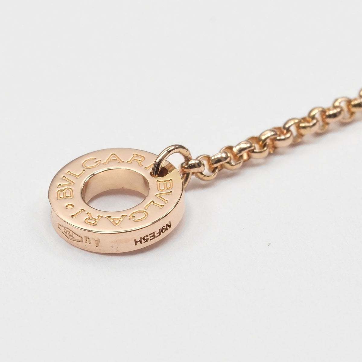 Bulgari B.Zero1 18K Rose Gold with Diamonds Pendant