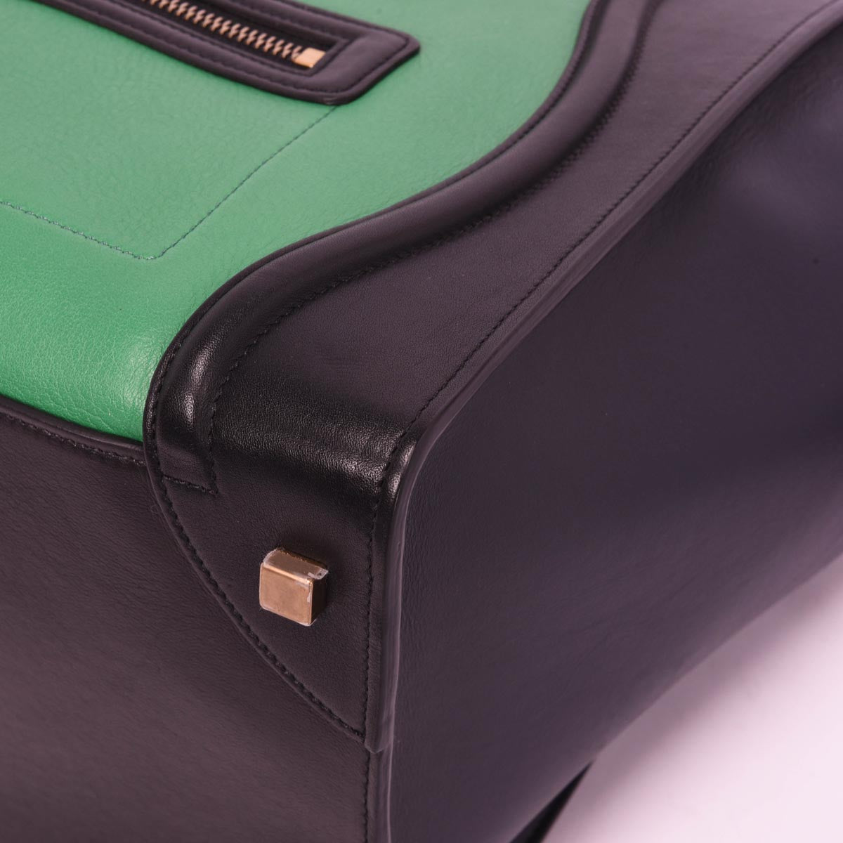 Celine Bi-Colour Palmelato Calfskin Mini Luggage Tote
