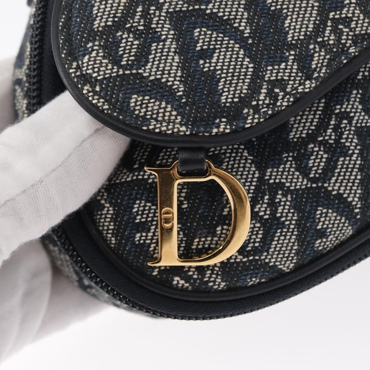 Dior Blue Diorissimo Saddle Cosmetic Pouch