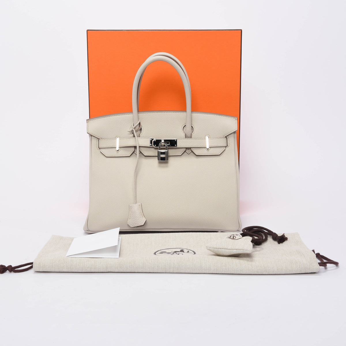 Hermes Beton Togo Birkin 30 PHW