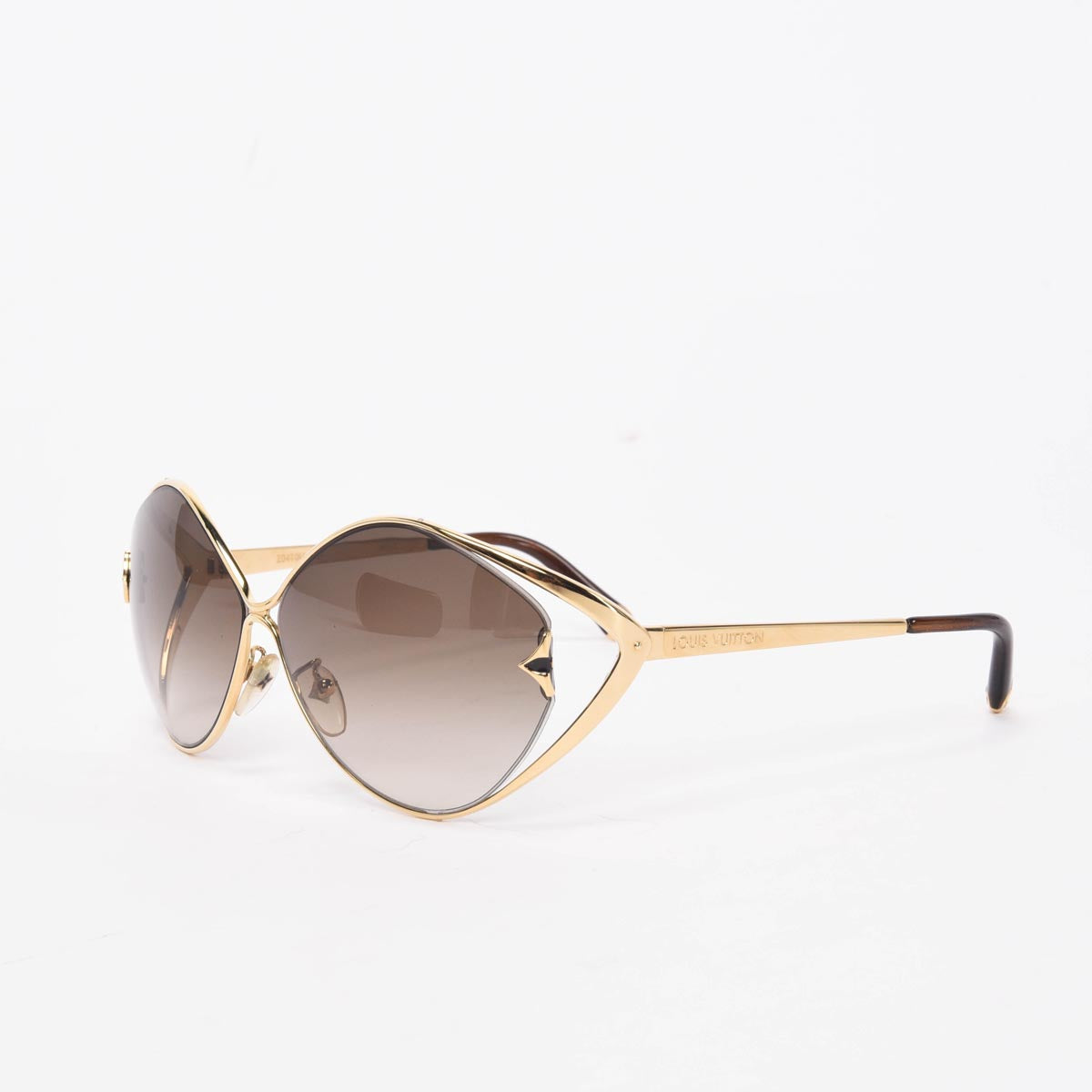Louis Vuitton Gold Tone Metal Frame Laurel Sunglasses