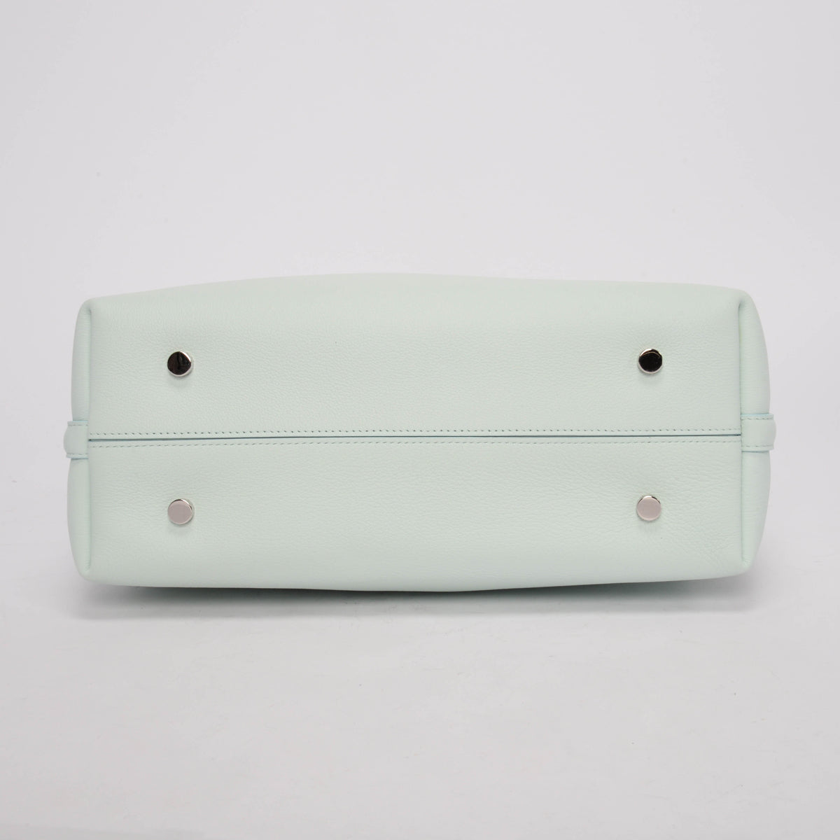 Dior Mint Green Grained Calfskin Bucket Tote