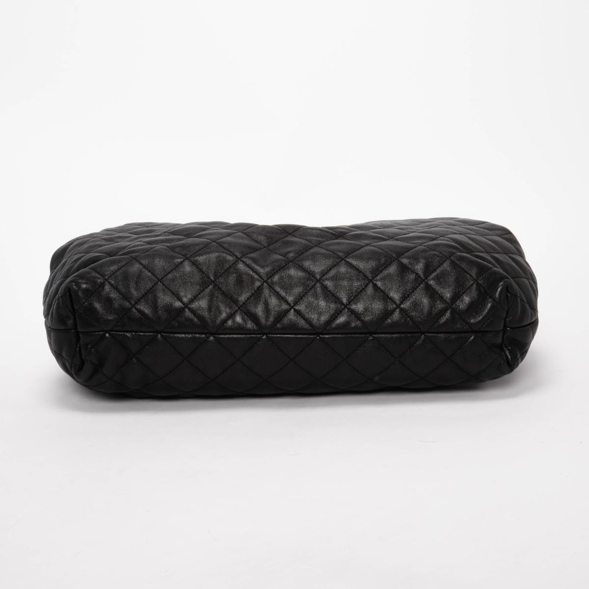 Saint Laurent Black Quilted Lambskin Maxi Icare Shopping Tote