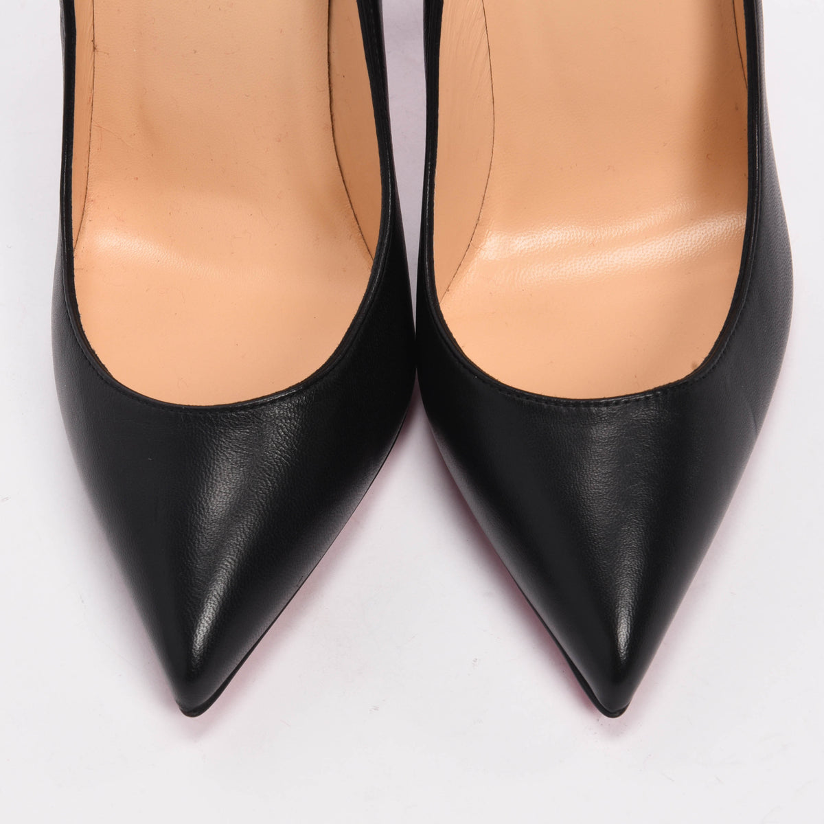 Christian Louboutin Black Nappa Pigalle Follies 100 Pumps 39