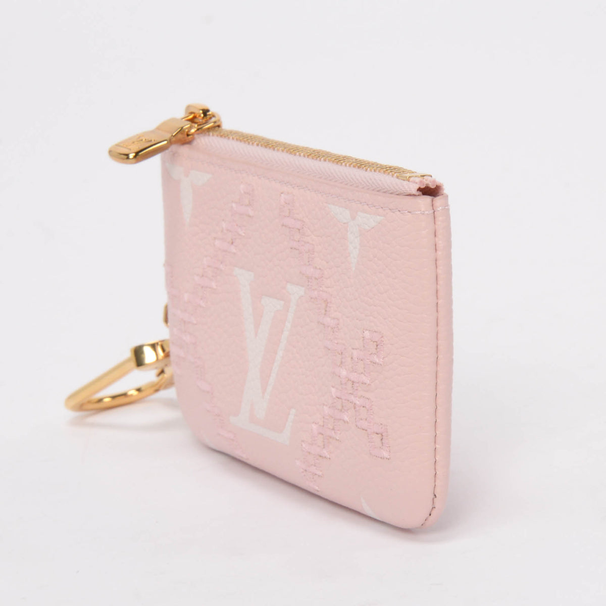 Louis Vuitton Pink Empreinte Monogram Giant Broderies Key Case