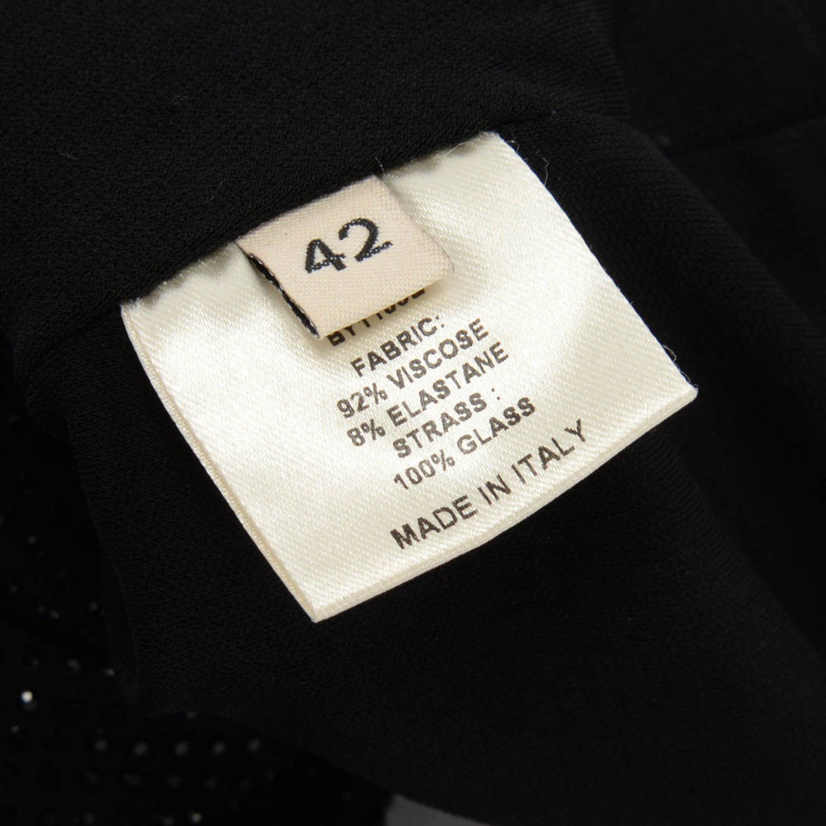 Alexandre Vauthier Black Crystal One Shoulder Bodysuit IT 42