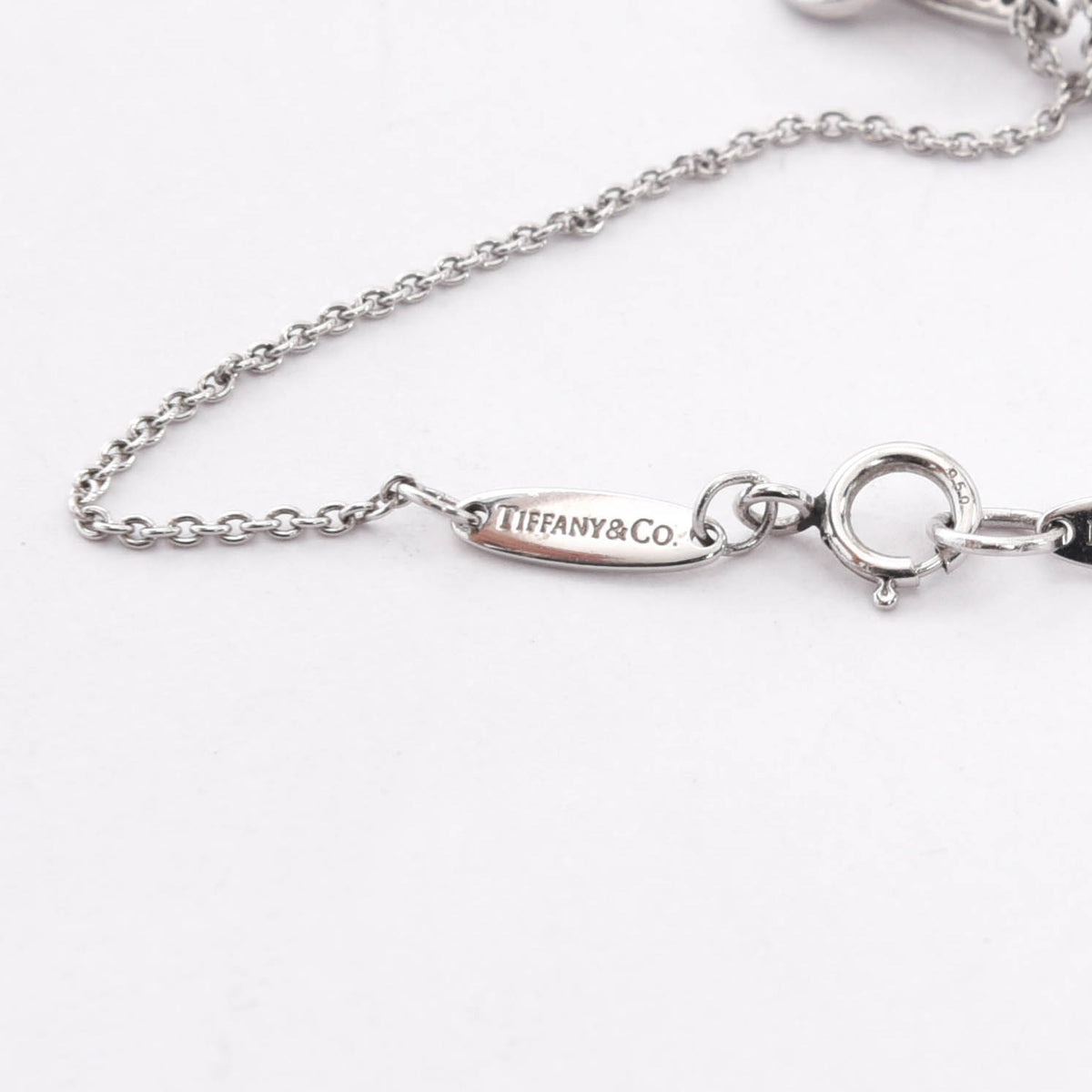 Tiffany & Co Platinum & Diamond Square Kaleidoscope Key Pendant Necklace
