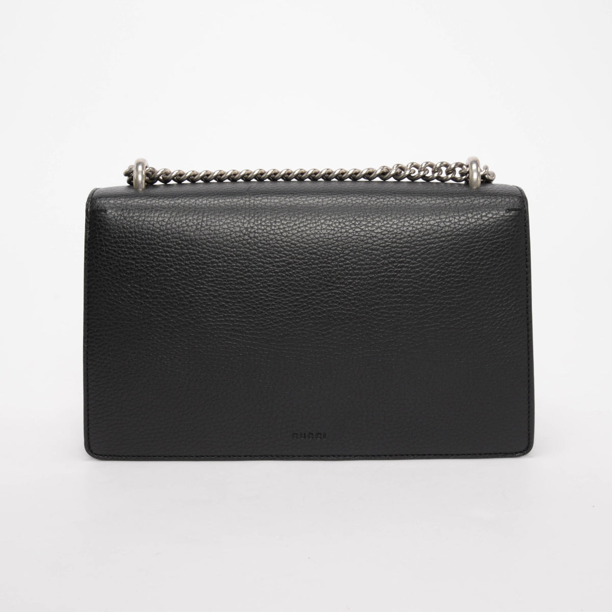 Gucci Black Grained Calfskin Dionysus Small Shoulder Bag