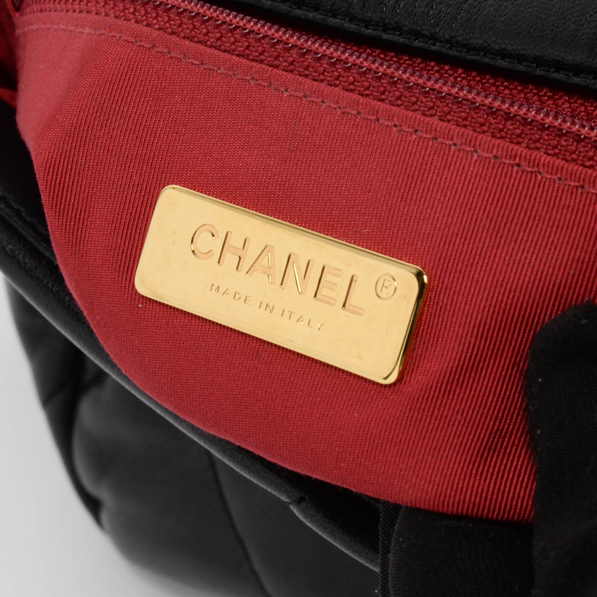 Chanel Black Quilted Goatskin Medium 19 Flap Bag
