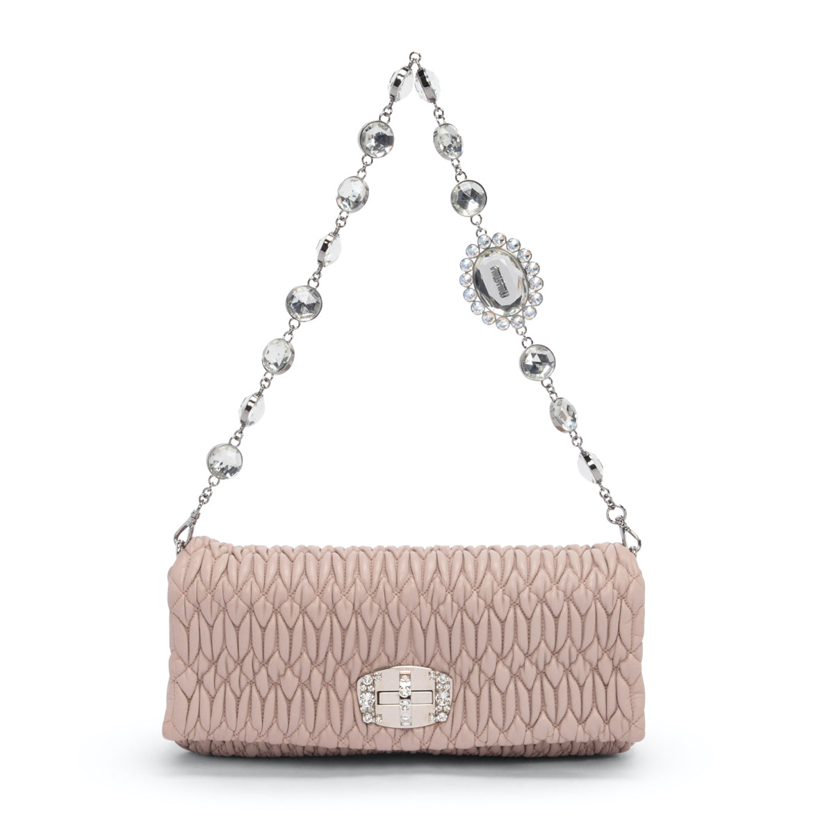 Miu miu matelasse shoulder bag online