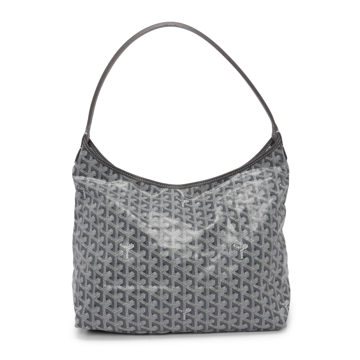 Goyard Grey Goyardine Boheme Hobo Bag