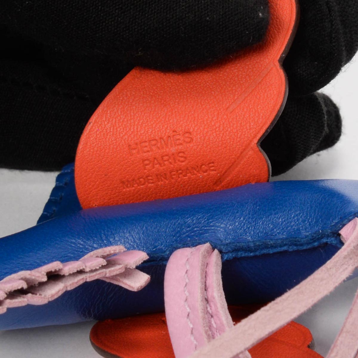 Hermes Bleu France Milo Lambskin Rodeo Pegase PM
