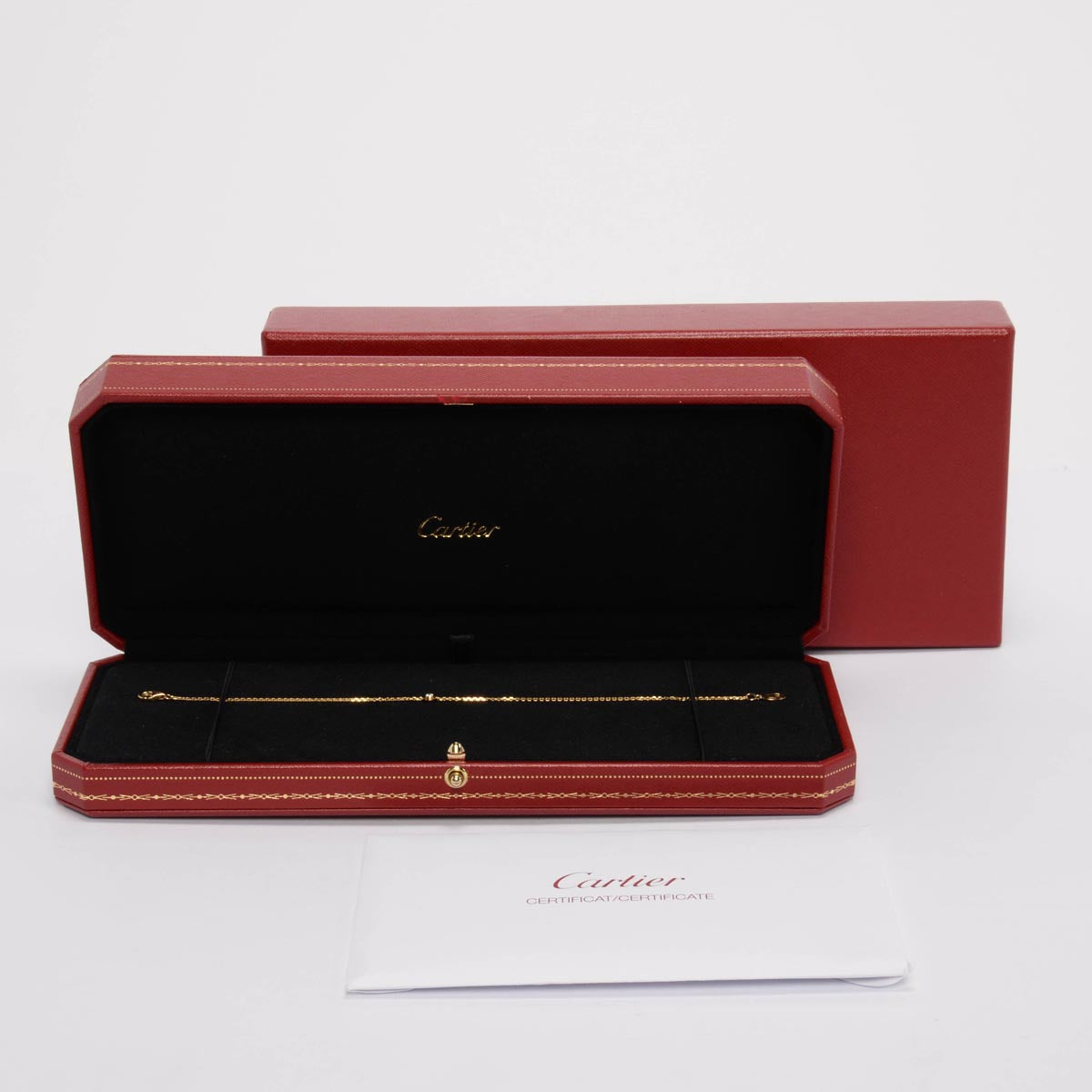 Cartier 18k Yellow Gold & Diamond D'Amour XS Bracelet