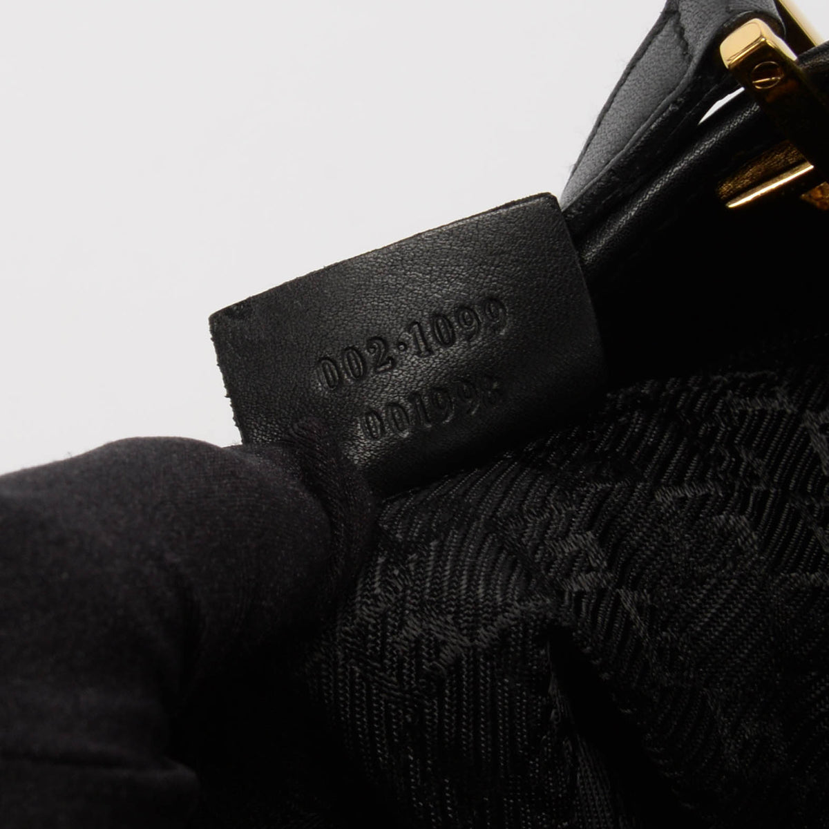Gucci Black Matelasse Bucket Tote