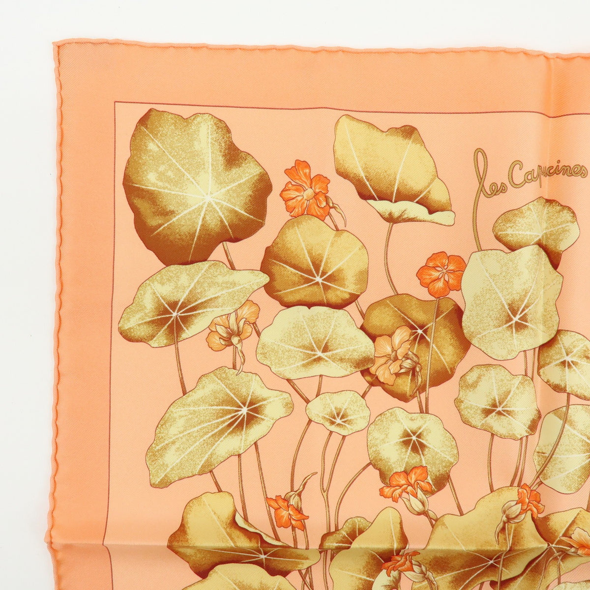 Hermes Les Capucines & Effluves Pocket Square Scarves
