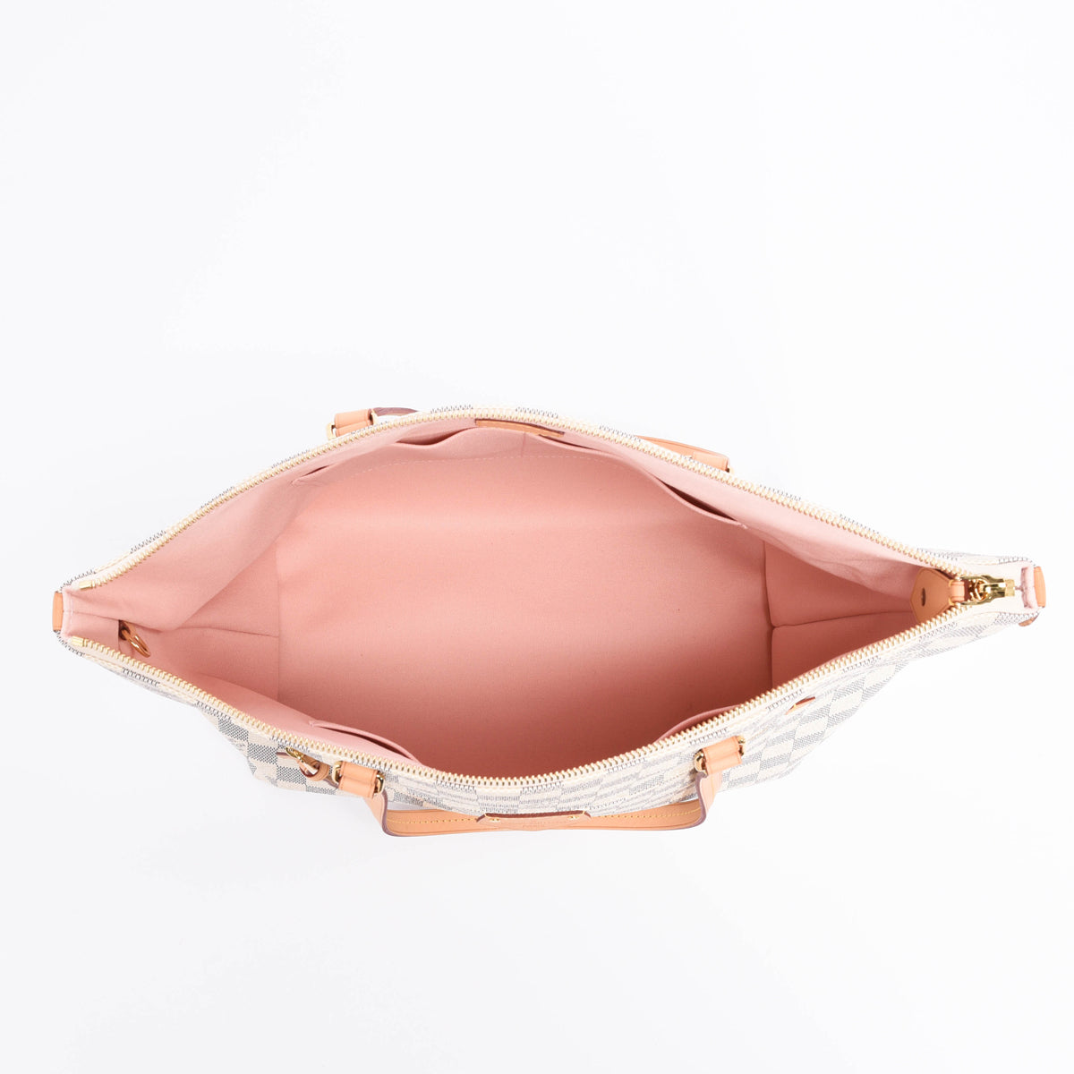 Louis Vuitton Rose Ballerine Damier Azur Iena MM