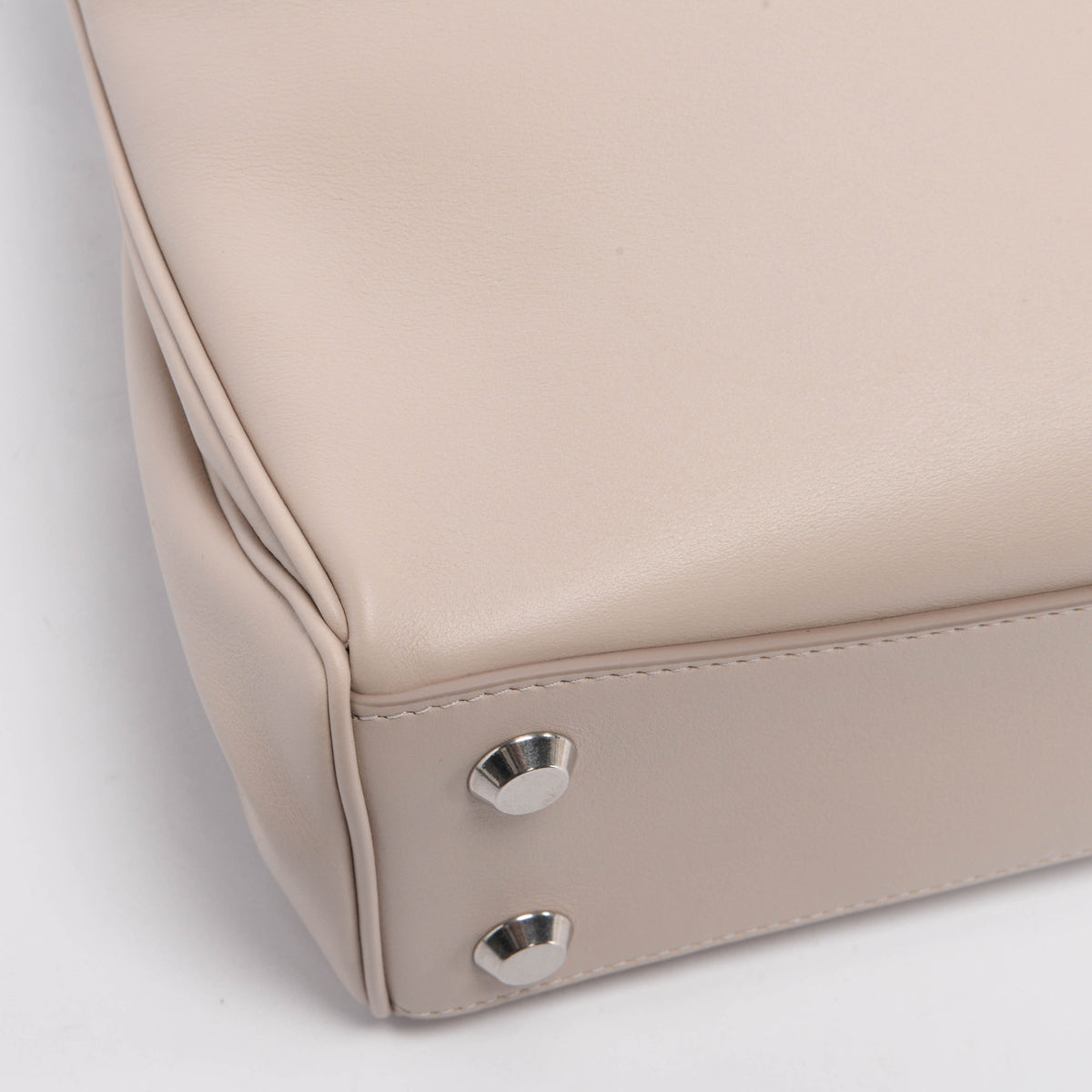 Balenciaga Almond Smooth Calfskin Small Rodeo Bag