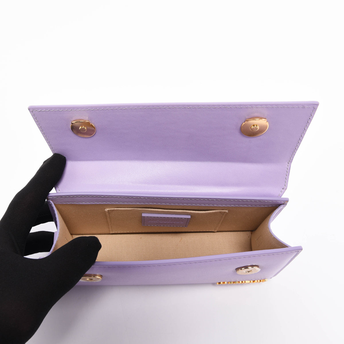 Jacquemus Lilac Calfskin Le Chiquito Long Bag