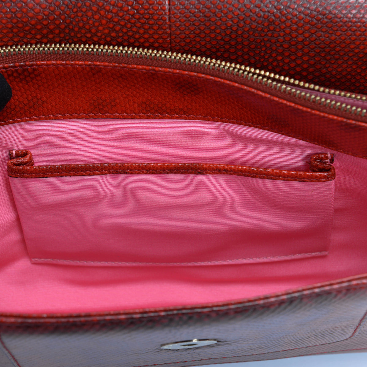 Bulgari Carmine Red Karung Medium Serpenti Forever Bag