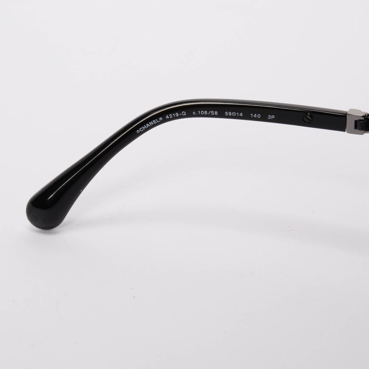 Chanel Black Polarised Aviator Sunglasses
