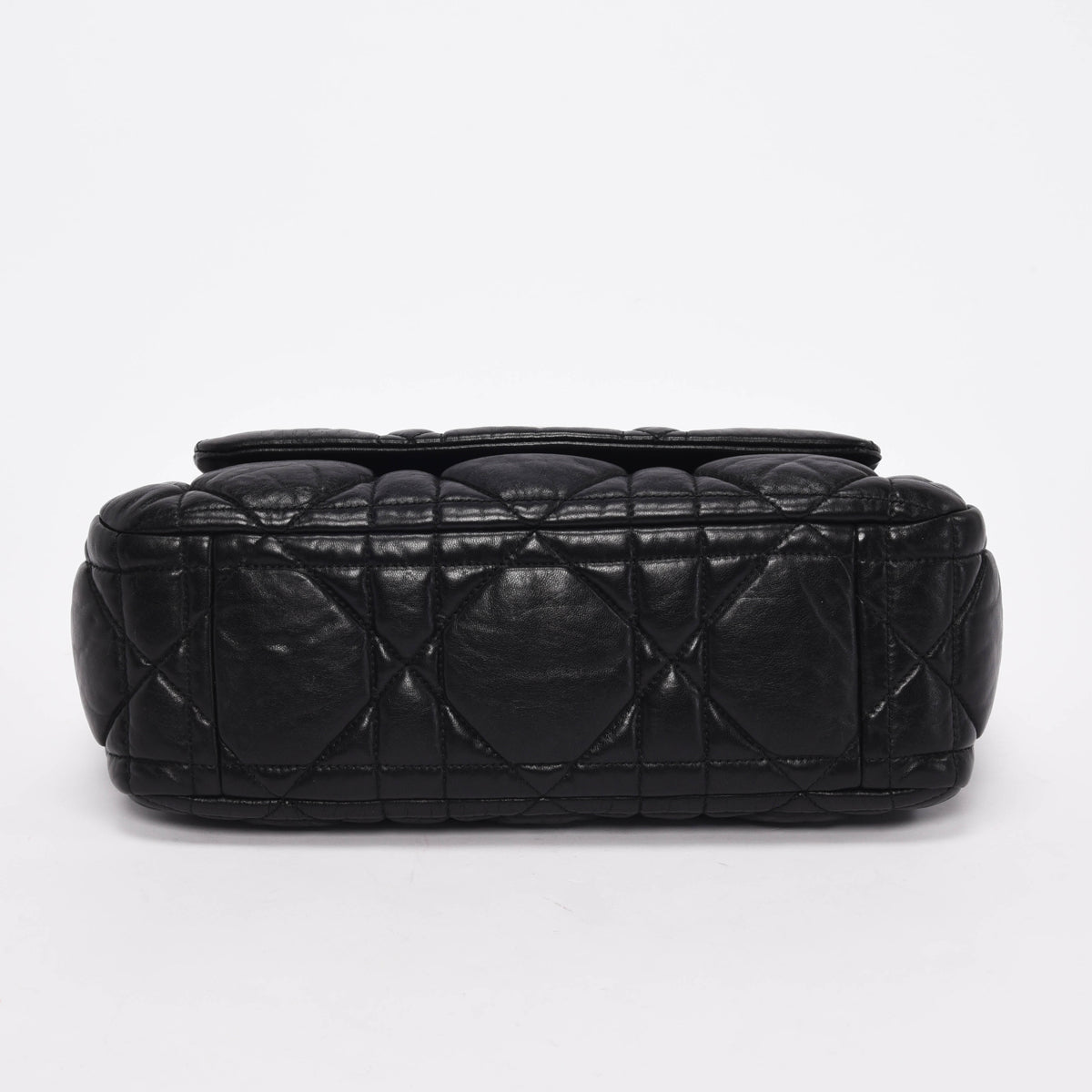 Dior Black Cannage Lambskin Milly La Foret Shoulder Bag