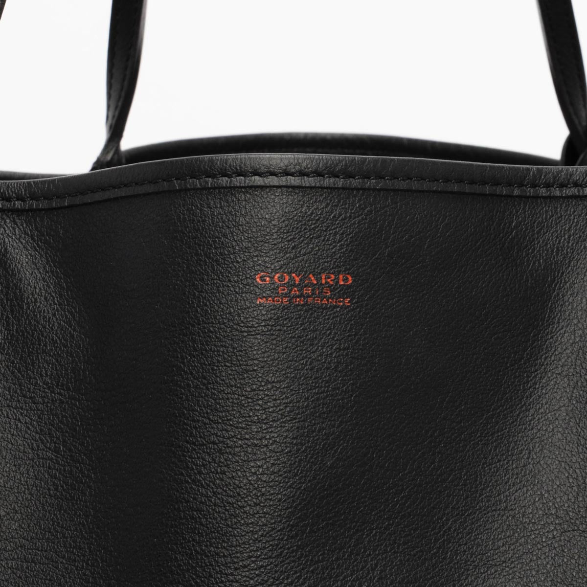 Goyard Black Leather & Goyardine Anjou GM